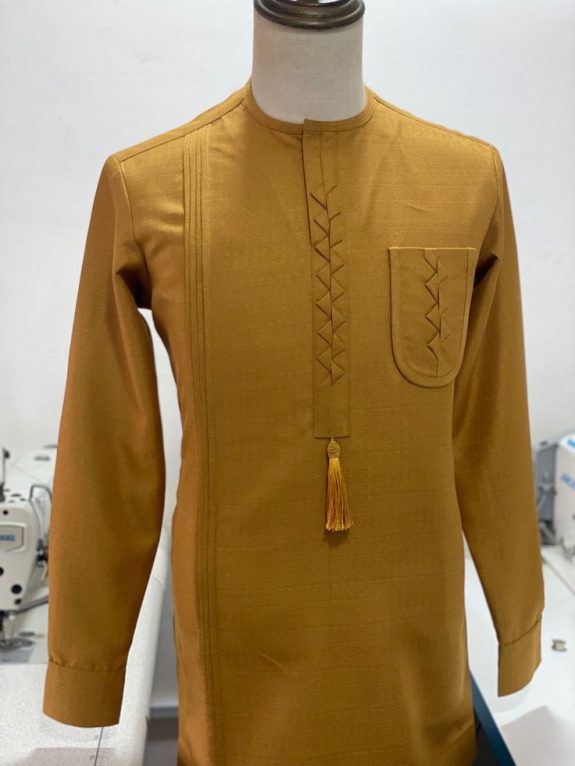 Goldenrod Color Long Sleeves Shirt